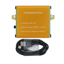 RF AMP 04A 0.1MHz-6GHz Low Noise Amplifier TQP3M9037-LNA RF Amplifier Module, Version: Without Battery