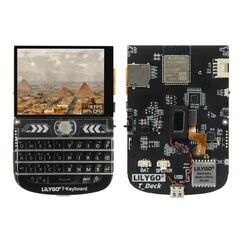 LILYGO T-Deck ESP32-S3 LoRa Module 2.8 inch LCD Development Board LoRaWAN Long Range 433MHz 868MHz 915MHz With WIFI Bluetooth, Color: Black, Frequency: 433MHz