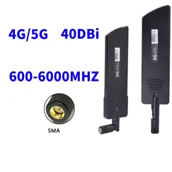 600-6000 MHz 40 dBi flexibilă 2G 3G 4G 5G GSM LTE SMA Male Signal Booster Antena
