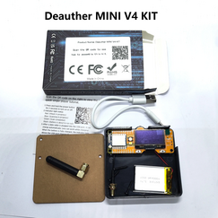 DSTIKE Deauther MiNi V4 Kit ESP8266 OLED 2.4GHz WiFi Security Testing Board, Option: MiNi V4 Kit