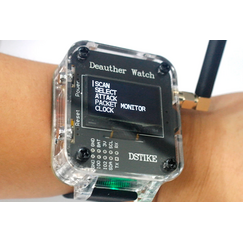 DSTIKE Deauther Watch Y ESP8266 2.4GHz WiFi Security Testing Watch