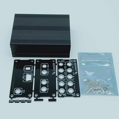 Aluminum Enclosure Black Cover case for LimeSDR Type-A or Type-B