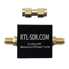 Broadcast AM Reject High Pass Filter (2.6 MHz HPF) by RTL-SDR