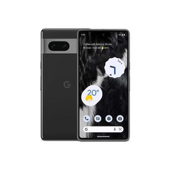 Google Pixel 7 , 6.3", 128GB, 8GB RAM, 5G, Obsidian Black/Snow/Lemongrass, Color: Obsidian Black