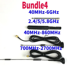 SMA Male Connector Antennas for Software Defined Radio SDR Demo Boards HackRF One, LimeSDR, Bundle: Bundle 4