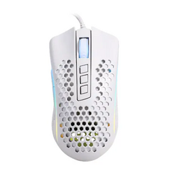 Wireless/wired gaming mouse Redragon Storm with RGB lighting White, Color: White