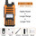 Baofeng UV-13 PRO V2 High Power Dual Band Walkie Talkie, Orange, Color: Orange