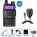 Baofeng Walkie Talkie UV 5R 8W Microphone 5W 8W Dual Band Ham Two Way Radio Vhf Uhf FM Radio Handheld Transceiver, Kit: 8W mic
