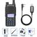 Baofeng DR 1801 Walkie Talkie DMR Radio Dual Band With Programming Cable, Bundle: Bundle 2