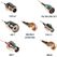 RTL-SDR Blog SMA Pigtail Antenna Adapter Set – 6 RG316 Adapters