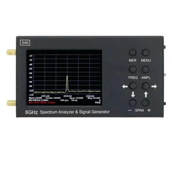 SA6 Portable 6GHz Spectrum Analyzer & Signal Generator TO, 2G, 3G, 4G, LTE, CDMA, DCS, GSM, GPRS, GLONASS, Bundle: Bundle 1, 2 image SA6 Portable 6GHz Spectrum Analyzer & Signal Generator TO, 2G, 3G, 4G, LTE, CDMA, DCS, GSM, GPRS, GLONASS, Bundle: Bundle 1, 2 image
