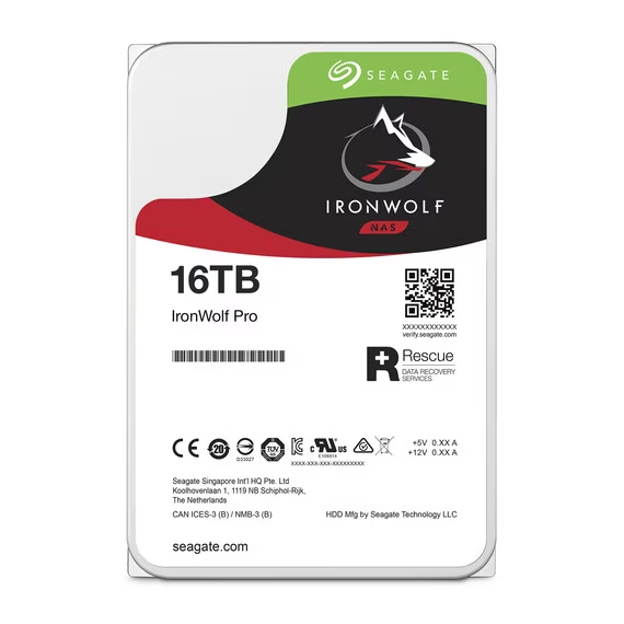 Hard Disk Seagate IronWolf Pro, 16TB, SATA3, 256MB, 3.5inch, Size: 16TB