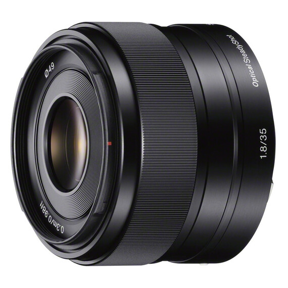 Obiectiv Sony, montura E, 35mm, f1.8 OSS, Negru