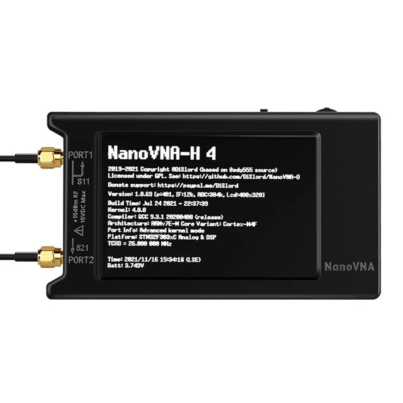 NanoVNA-H4 10Khz-1.5GHz Portable Vector Network Analyzer VNA for MF/HF/VHF/UHF/SHF, 3 image
