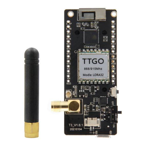LILYGO TTGO LoRa32 V2.1 1.6.1 ESP32 LoRa 433MHz 868MHz 915MHz Development Board 0.96 Inch OLED TF Card BLE WIFI Wireless Module, Frequency: 433MHz, 5 image LILYGO TTGO LoRa32 V2.1 1.6.1 ESP32 LoRa 433MHz 868MHz 915MHz Development Board 0.96 Inch OLED TF Card BLE WIFI Wireless Module, Frequency: 433MHz, 5 image