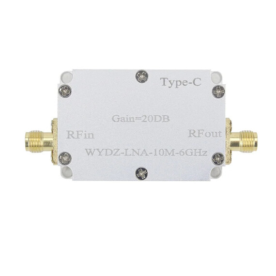 10M-6GHz Low Noise Amplifier Gain 20DB High Flatness LNA RF Signal Driving Receiver Front End, 2 image