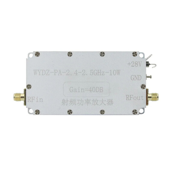 WYDZ-PA-2.4-2.5GHz-10W RF Power Amplifier RF Power Amp (without Heat Sink) with 40dB Gain 10W Output, 3 image