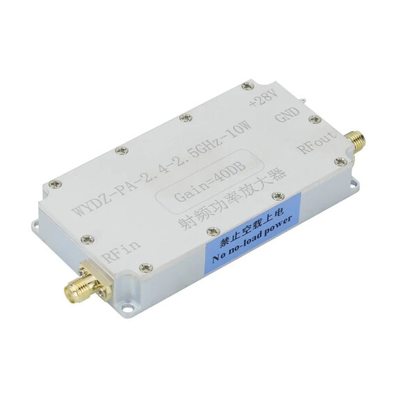 WYDZ-PA-2.4-2.5GHz-10W RF Power Amplifier RF Power Amp (without Heat Sink) with 40dB Gain 10W Output, 5 image