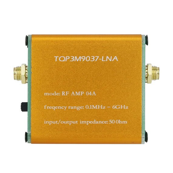 RF AMP 04A 0.1MHz-6GHz Low Noise Amplifier TQP3M9037-LNA RF Amplifier Module, Version: With Battery, 2 image RF AMP 04A 0.1MHz-6GHz Low Noise Amplifier TQP3M9037-LNA RF Amplifier Module, Version: With Battery, 2 image