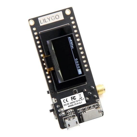 LILYGO Disaster-Radio LoRa V2.1_1.6.1 ESP32 433/868/915Mhz WIFI Wireless Bluetooth Module 0.96 Inch OLED SD Development Board, Frequency: 433MHz, 3 image LILYGO Disaster-Radio LoRa V2.1_1.6.1 ESP32 433/868/915Mhz WIFI Wireless Bluetooth Module 0.96 Inch OLED SD Development Board, Frequency: 433MHz, 3 image