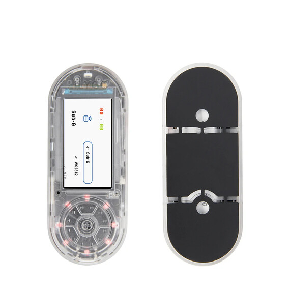 LILYGO® T-Embed ESP32-S3 CC1101 Low-Power Sub-1 GHz RF Transceiver Built-in Battery 1300mAh, Color: Transparent