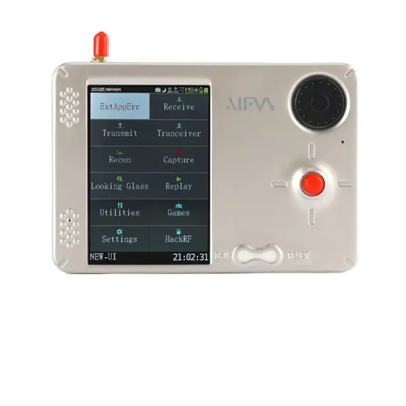 PortaRF HackRF One and PortaPack H4M Combined Portable SDR 1 MHz–6 GHz Multi-Tool with AI MDK Extension, Bundle: With Extension Board