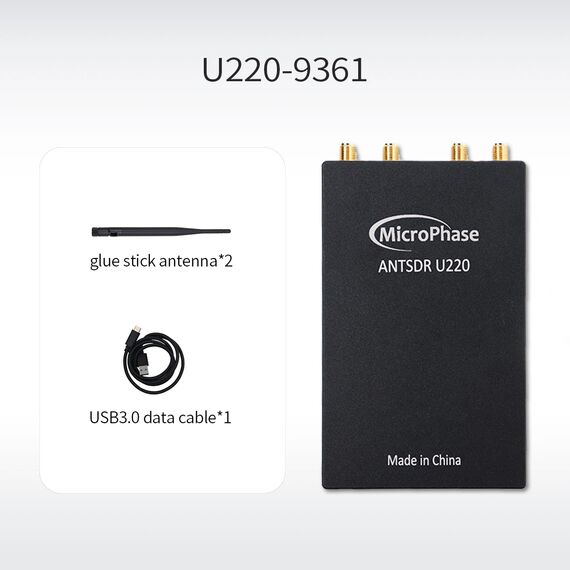 MicroPhase ANTSDR U220 SDR Demo Board 70MHz-6GHz SDR USB3.0 ADI AD9361 AD9363 MIMO srsRAN, Chipset: AD9363, 3 image