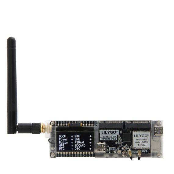 LILYGO SoftRF T-Beam SUPREME ESP32-S3 LoRa Development Board SX1262 433/868/915MHz GPS U-blox L76K WiFi Bluetooth 1.3 inch OLED, Frequency: 915MHz, Chip: MAX-M10S-00B