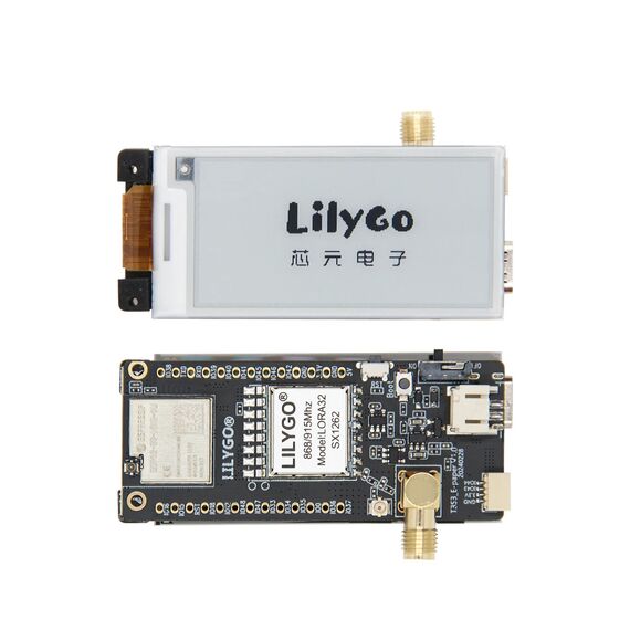 LILYGO T3S3 E-Paper ESP32-S3 LoRa Development Board SX1280 SX1262 SX1276 2.4G 868MHz 915MHz Wireless Module 2.13 Inch Display, Frequency: 915MHz