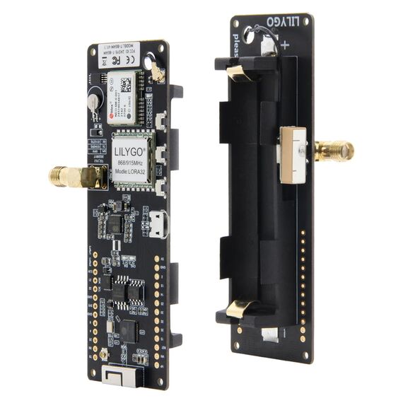 LILYGO Helium T-Beam V1.2 ESP32 LoRa Development Board LoRaWAN 868MHz 915MHz GPS NEO-6M 18650 Battery Holder, Frequency: 915MHz, 6 image LILYGO Helium T-Beam V1.2 ESP32 LoRa Development Board LoRaWAN 868MHz 915MHz GPS NEO-6M 18650 Battery Holder, Frequency: 915MHz, 6 image