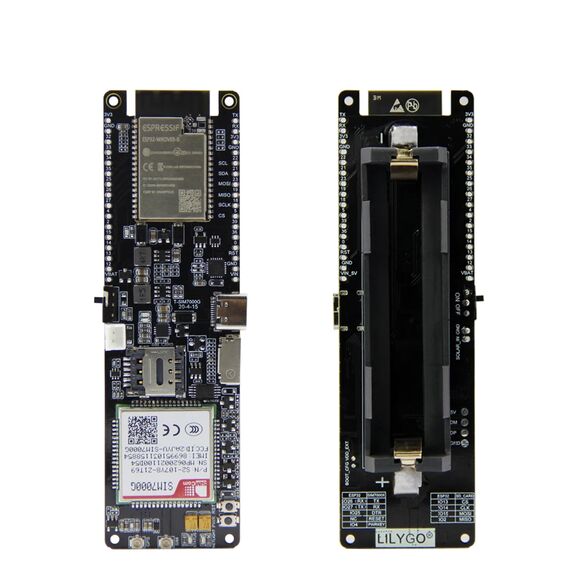 LILYGO TTGO T-SIM7000G SIM Development Board ESP32 WiFi Bluetooth GPS Module SIM7000G SIM7000E SIM7000A SIM7000JC 4/16MB Flash, Model: SIM7000G 16MB