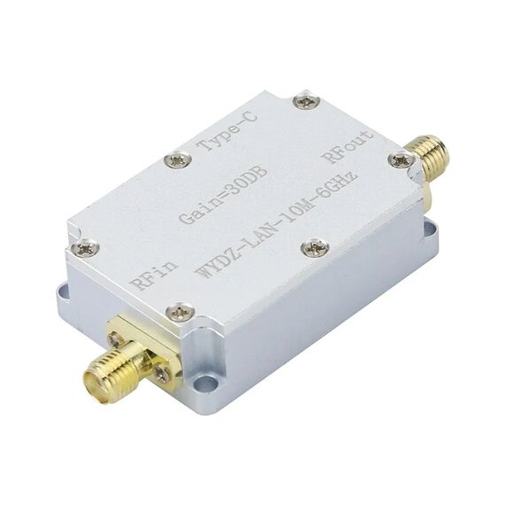 10M-6GHz Low Noise Amplifier Gain 30DB High Flatness LNA Amp RF Signal Driving Receiver Front End, 3 image