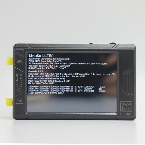 TinySA ULTRA Plus ZS-406 Handheld Spectrum Analyzer TinySA 3.95 inch Touch Screen Build in Battery, 2 image