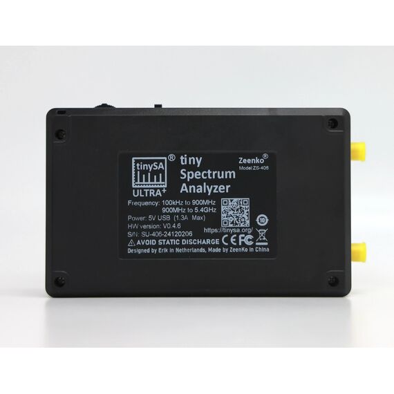 TinySA ULTRA Plus ZS-406 Handheld Spectrum Analyzer TinySA 3.95 inch Touch Screen Build in Battery, 6 image