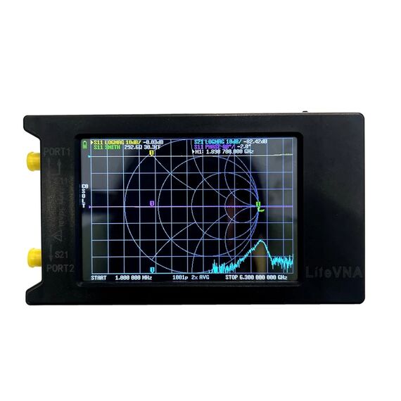New LiteVNA-64 50kHz-6.3GHz Vector Network Analyzer 3.95" Touch Screen Antenna Analyzer NanoVNA Upgrade, 2 image