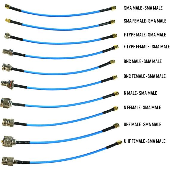 RTL-SDR Blog Semi-Rigid RG402 SMA RF Adapter Set – 10 Pieces