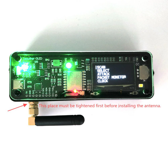 DSTIKE WiFi Deauther OLED V8 Kit ESP8266 2.4GHz Security Testing Board, 2 image