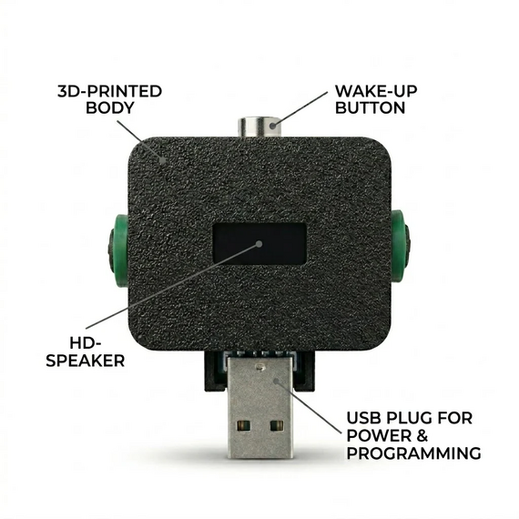 DSTIKE AI Home Security Sidekick Lite ESP32-S3 USB Network Monitor, 3 image