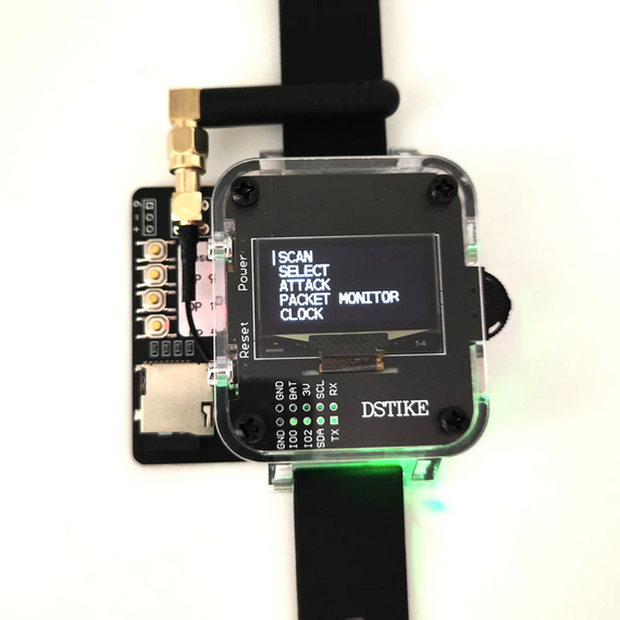 DSTIKE Deauther Watch Z ESP8266 BadUSB 2.4GHz WiFi Security Watch