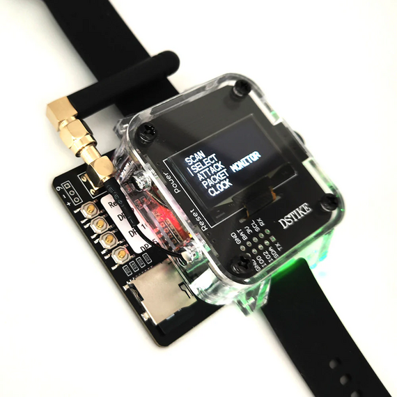 DSTIKE Deauther Watch Z ESP8266 BadUSB 2.4GHz WiFi Security Watch, 3 image