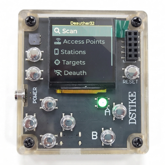 DSTIKE HackHeld32 II ESP32-S3 2.4GHz WiFi Security Testing Handheld