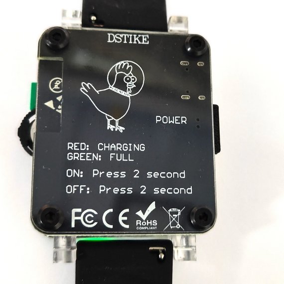 DSTIKE Deauther32 Watch MINI ESP32-C5 Dual-Band WiFi 6 Security Testing Watch, 6 image