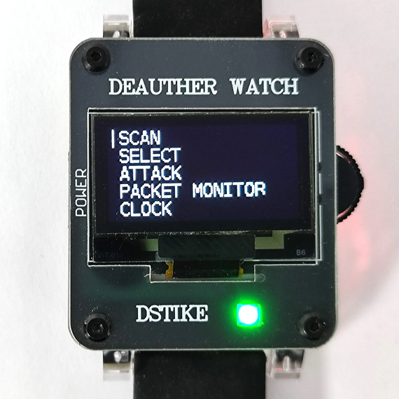 DSTIKE Deauther Watch X II ESP8266 2.4GHz WiFi Security Testing Watch, Version: XII Watch, 2 image