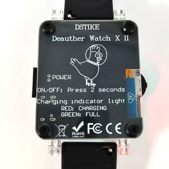 DSTIKE Deauther Watch X II ESP8266 2.4GHz WiFi Security Testing Watch, Version: XII Watch, 3 image