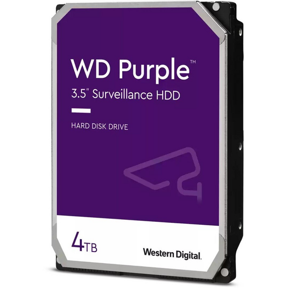 HDD WD Purple, 64MB cache, SATA III 500GB\1TB\2TB\3TB\4TB\6TB\8TB\10TB, Capacitate: 4TB
