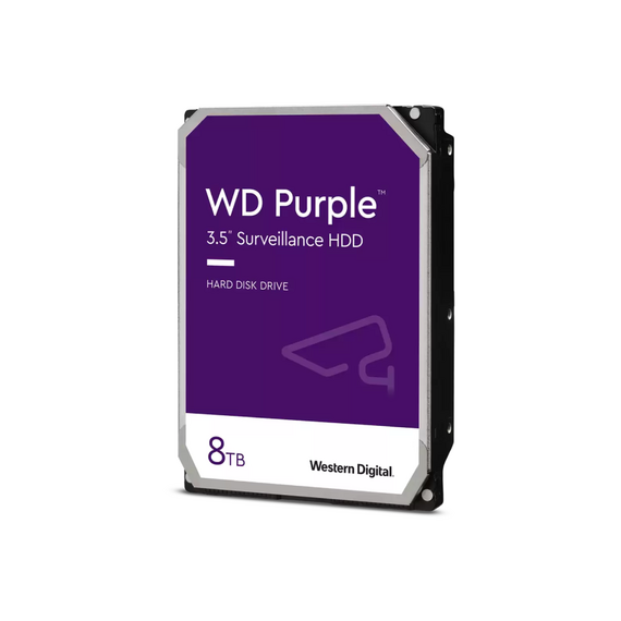 HDD WD Purple, 64MB cache, SATA III, Size: 8TB
