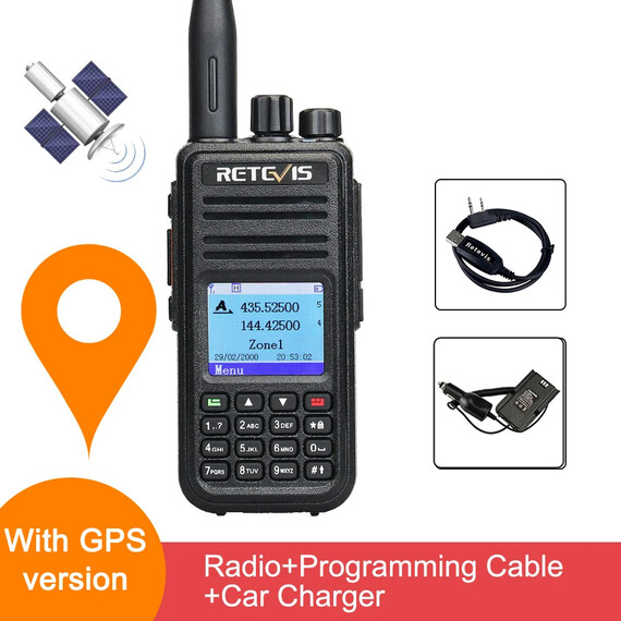 Retevis RA89 Walkie Talkie USB C Charge IP68 Waterproof 10W, Option: GPS with cable, 8 image Retevis RA89 Walkie Talkie USB C Charge IP68 Waterproof 10W, Option: GPS with cable, 8 image