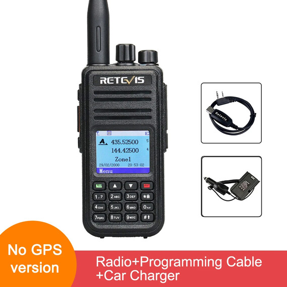 Retevis RA89 Walkie Talkie USB C Charge IP68 Waterproof 10W, Option: GPS with cable, 3 image Retevis RA89 Walkie Talkie USB C Charge IP68 Waterproof 10W, Option: GPS with cable, 3 image