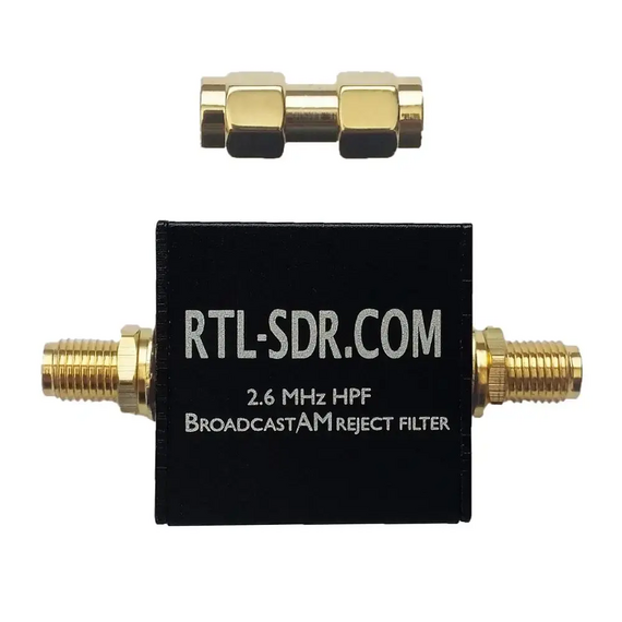 Broadcast AM Reject High Pass Filter (2.6 MHz HPF) by RTL-SDR