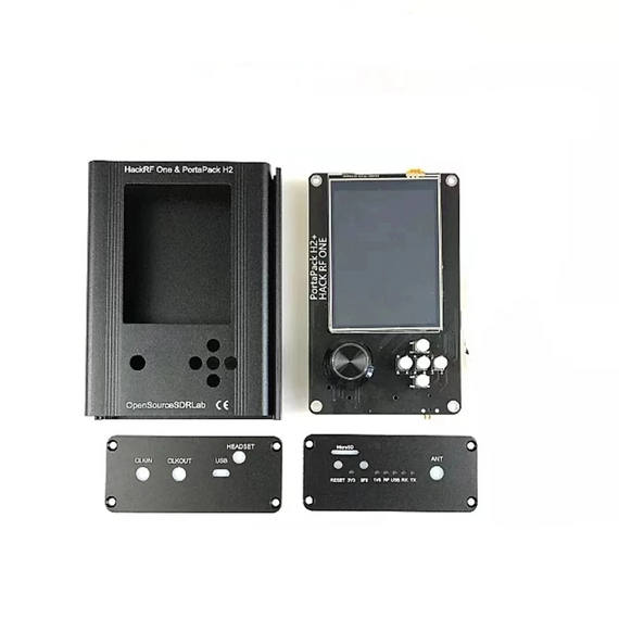 3.2 inch Screen 2500 mAh Battery Portapack H2 for HackRF One with aluminum case
